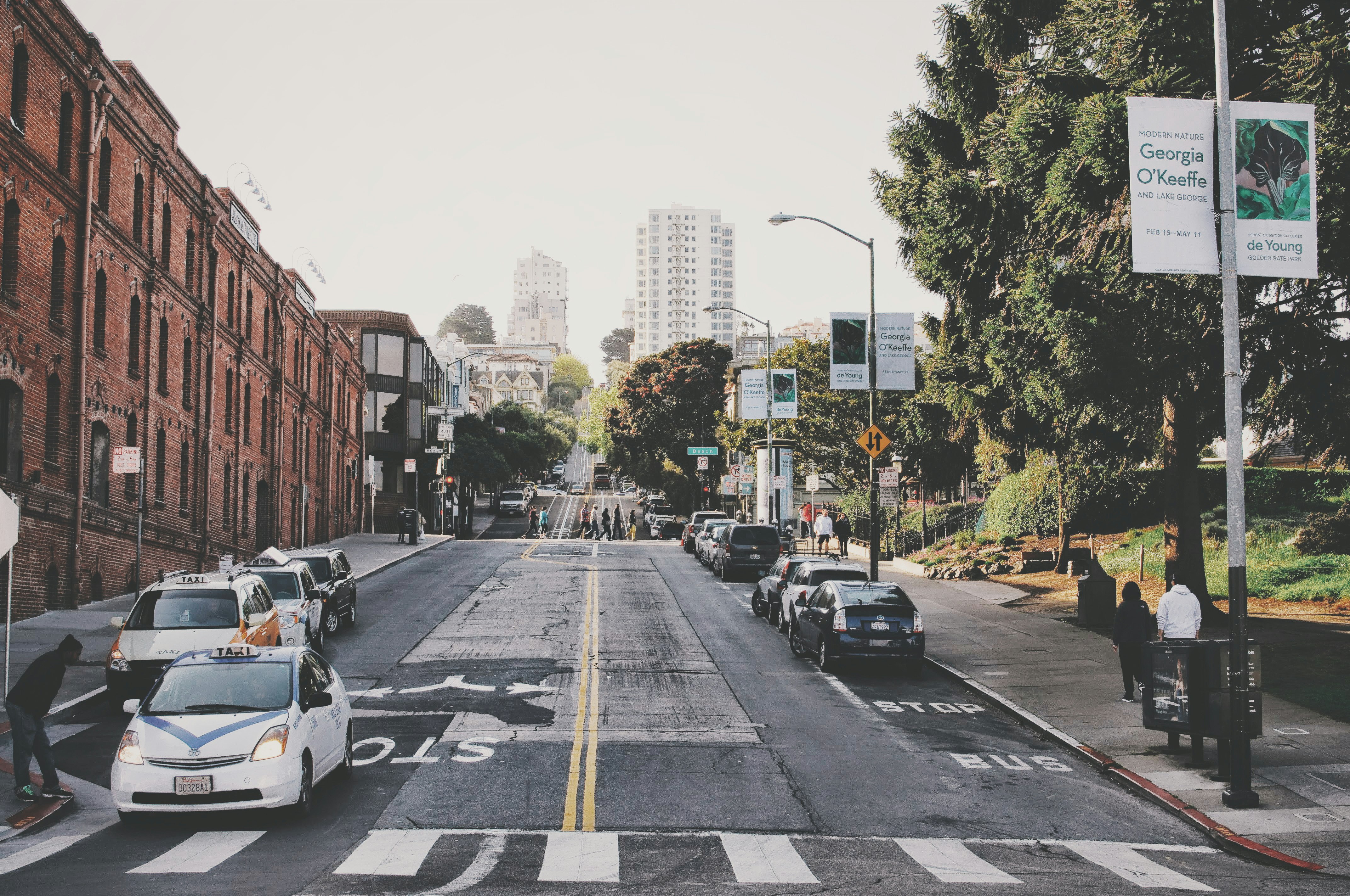 cars on road